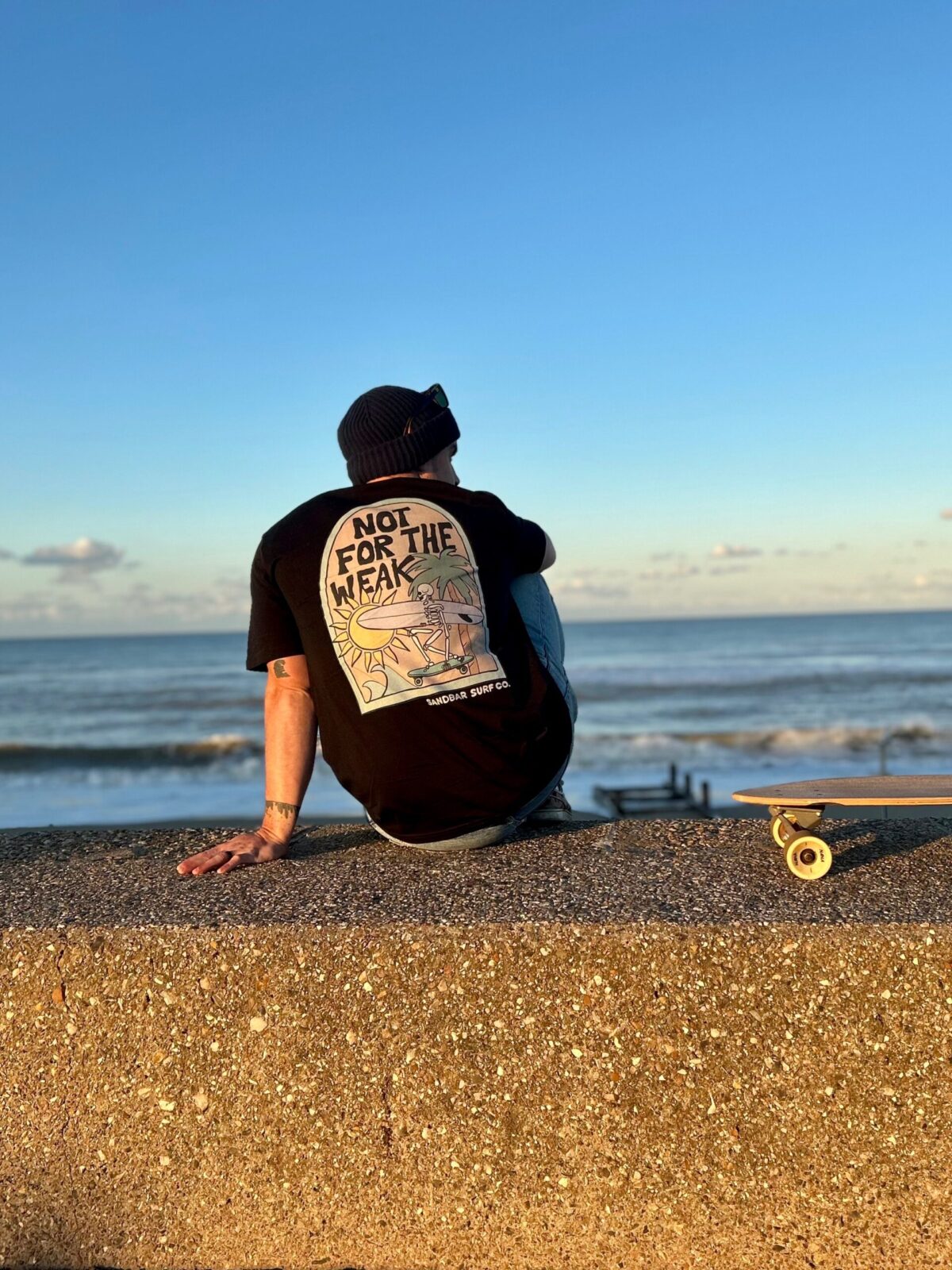 Not for the Weak Tee - Black - Image 4