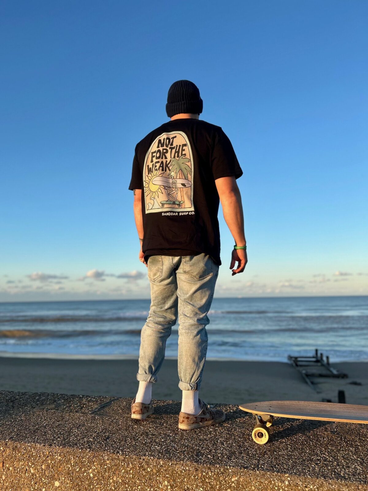 Not for the Weak Tee - Black - Image 2
