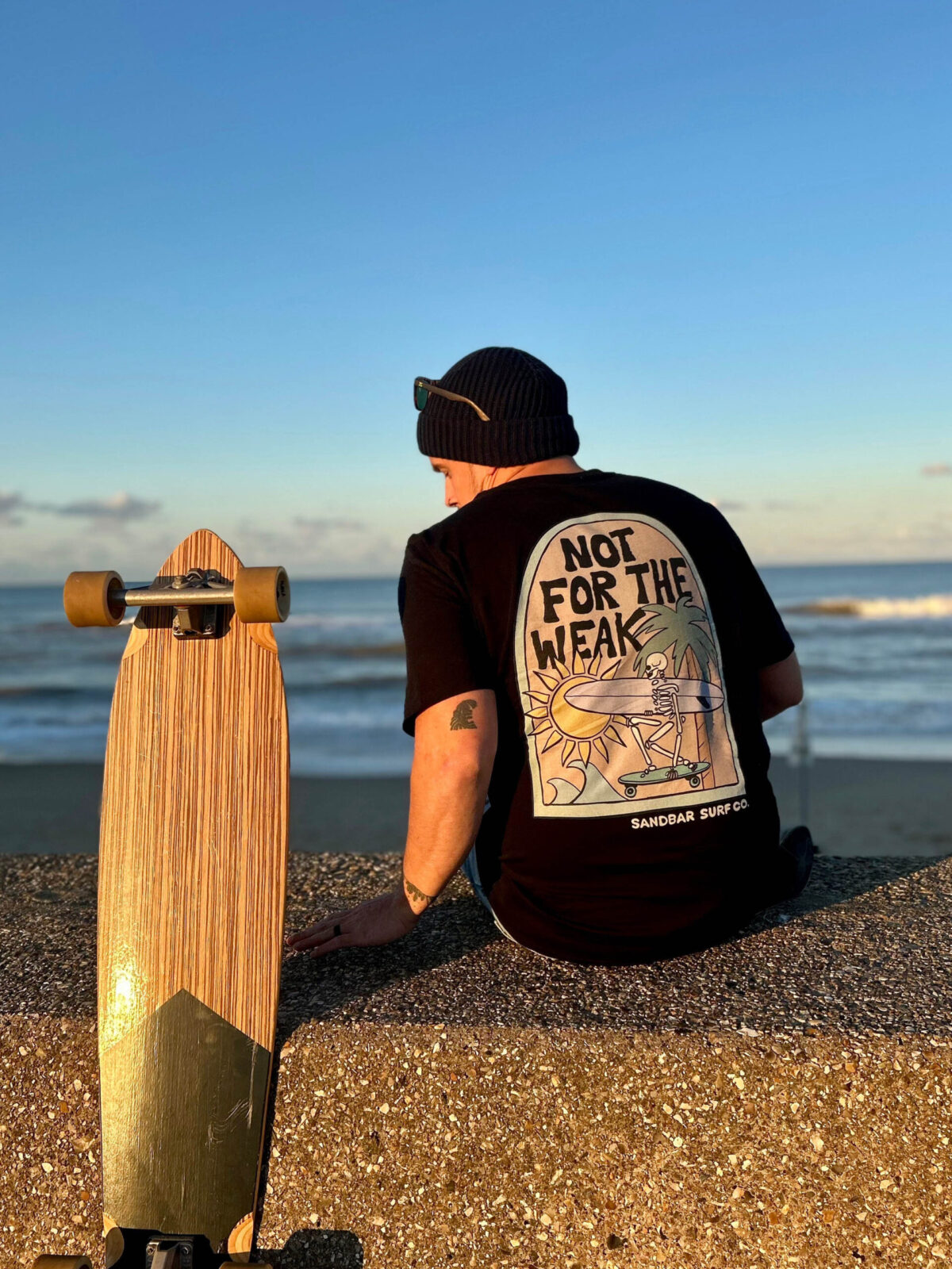 Not for the Weak Tee - Black - Image 3