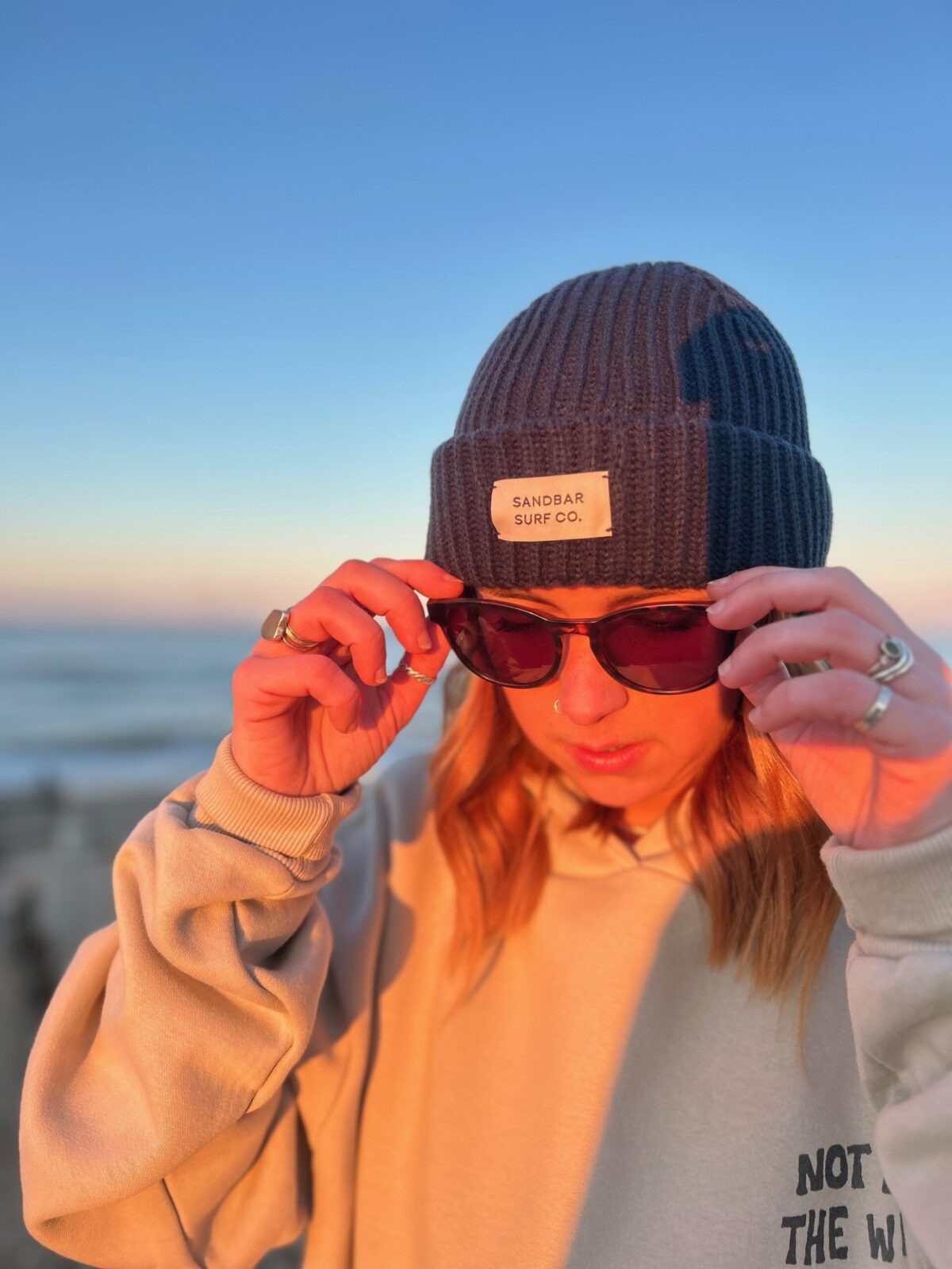 Sandbar Beanie - Navy - Image 4